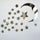 15 Stars & 1 Moon Silver Acrylic Wall Stickers
