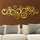 24 PCS Acrylic Mirror 3D Wall Stickers Golden