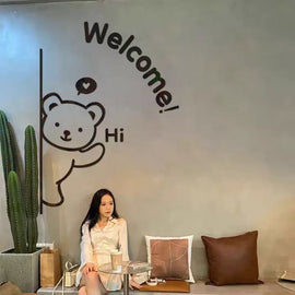 3D Teddy Bear Wooden Wall Art