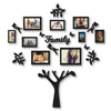3D Wooden Family Tree Photo Wall Art