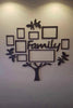 3D Wooden Family Tree Photo Wall Art