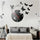 3D Wooden Wall Clock