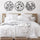 3 PCS 3D Floral Abstract Wooden Wall Art