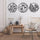 3 PCS 3D Floral Abstract Wooden Wall Art