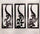 3 PCS Wooden Tasbeeh-e-Fatima Wall Art