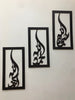 3 PCS Wooden Tasbeeh-e-Fatima Wall Art