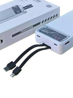66W Fast Charging Power Bank 20000mAh | Built-in Cables | Portable Charger