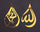 ALLAH MUHAMMAD Golden Acrylic Islamic Wall Art