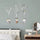 Acrylic Mirror Leaf Vase Wall Art Frame