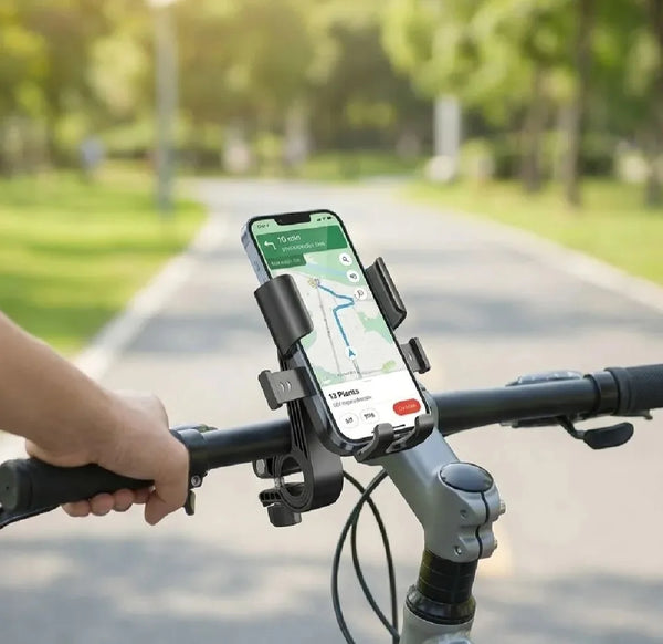 FLY Motorcycle Phone Mount | 360° Adjustable | Universal Handlebar Holder