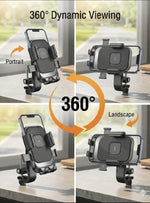 FLY Motorcycle Phone Mount | 360° Adjustable | Universal Handlebar Holder