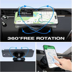 360° Vacuum Magnetic Car Phone Mount | Suction Cup | Hands-Free Holder