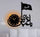 Ya Ghazi Abbas Alamdar 3D Wall Clock with Light